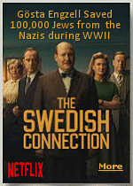  ''The Swedish Connection'' tells the true story of an unsung hero, G�sta Engzell, a largely overlooked bureaucrat at the Swedish Foreign Ministry during World War II, who helped save 100,000 Jewish people from the Nazis and transformed so-called neutral Sweden into a moral superpower along the way. 